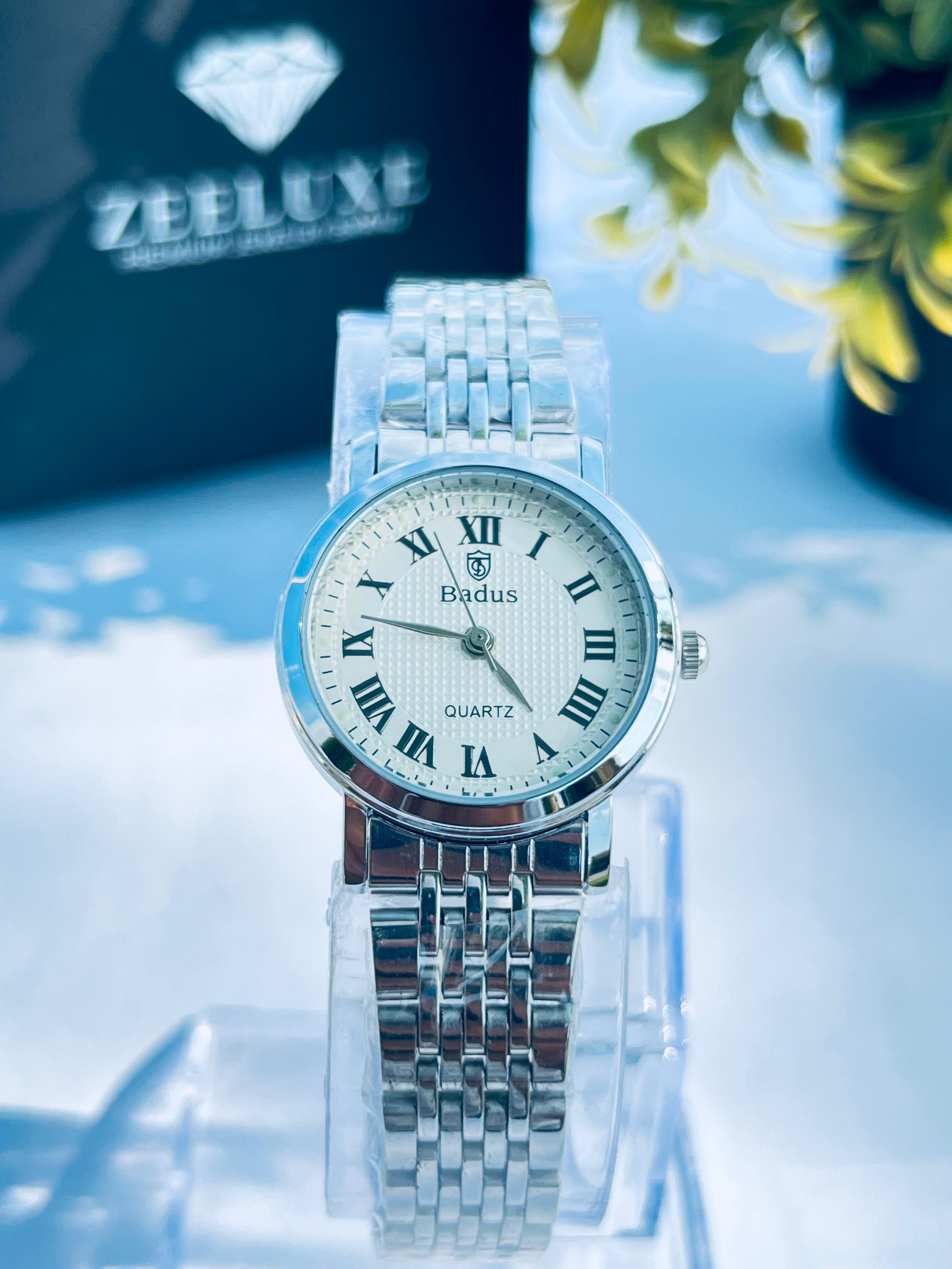 BADUS ROMAN WHITE DIAL WATCH