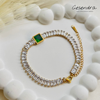 EMERALD GREEN STONE BRACELET