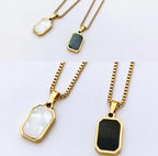 18K-GOLD PLATED DOUBLE SIDED PENDENT