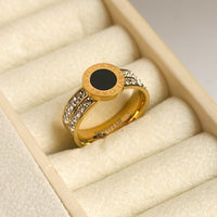 18K-GOLD PLATED ROMAN RING