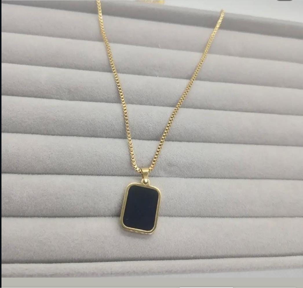 18K-GOLD PLATED DOUBLE SIDED PENDENT