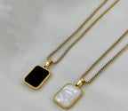 18K-GOLD PLATED DOUBLE SIDED PENDENT