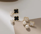 18K GOLD PLATED CLOVER EARRINGS