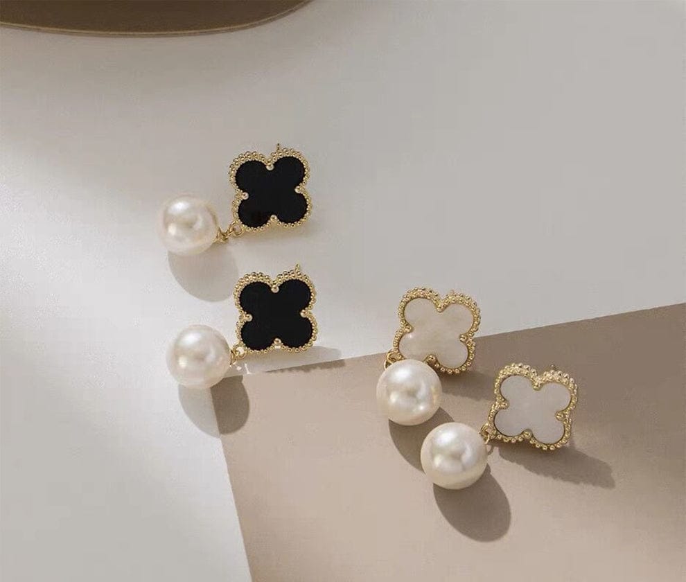18K GOLD PLATED CLOVER EARRINGS