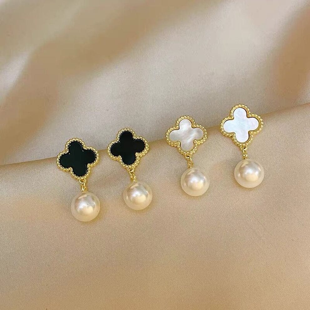 18K GOLD PLATED CLOVER EARRINGS