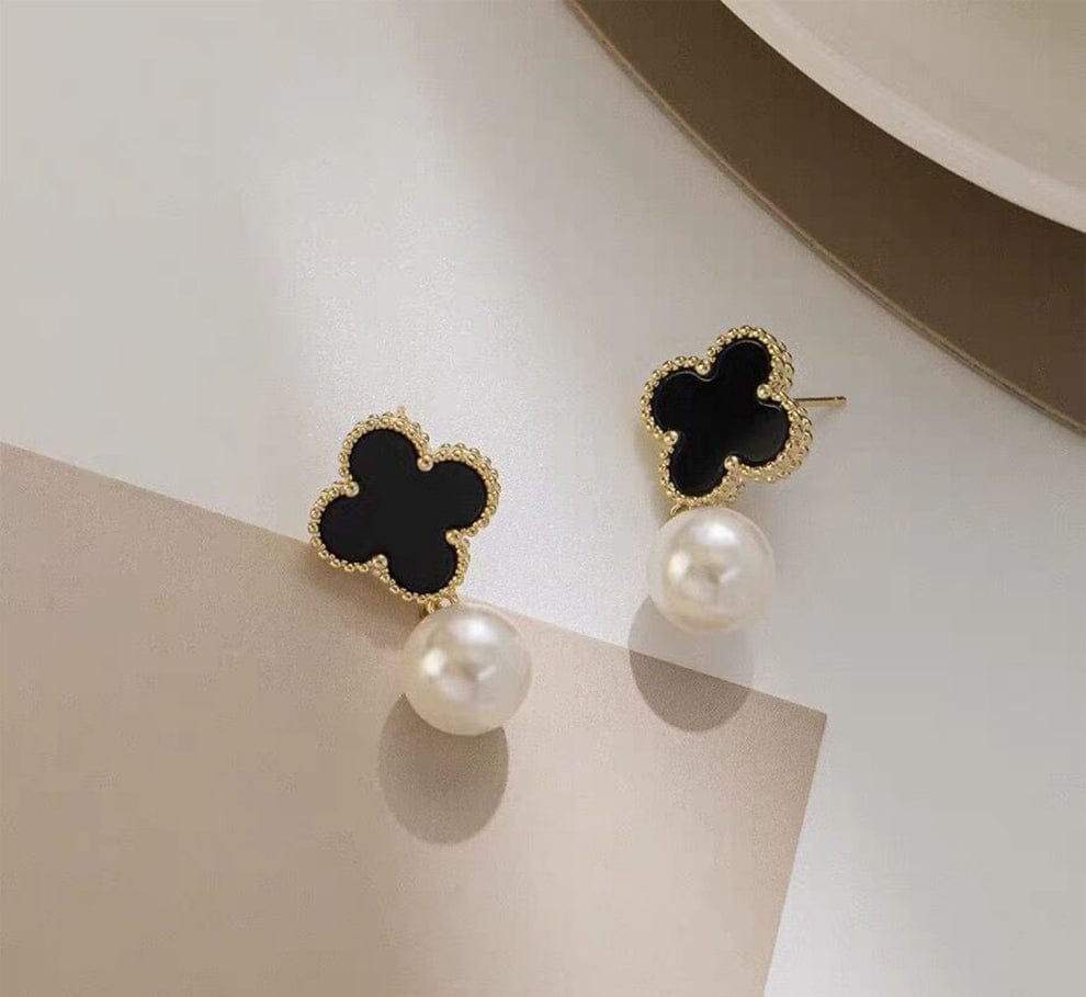 18K GOLD PLATED CLOVER EARRINGS