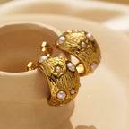 18K GOLD PLATED HOOP EARRINGS