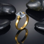 18K GOLD PLATED DOUBLE RING