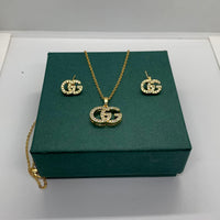 18K-GOLD PLATED GUCCI SET
