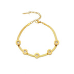 FIVE-STONE ROMAN BRACELET