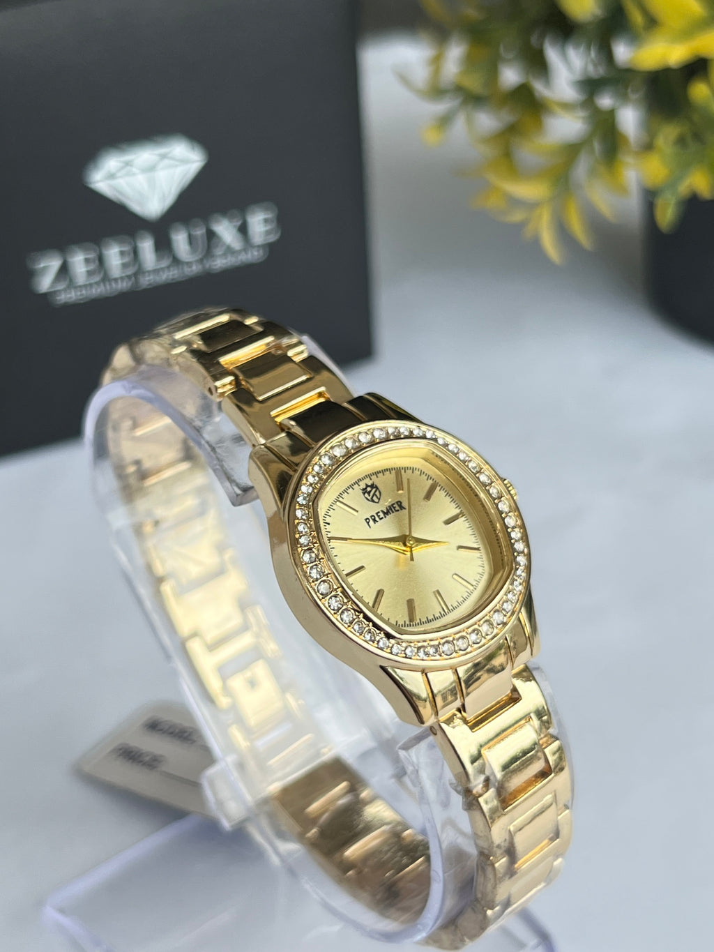 PREMIER GOLDEN CHAIN GOLDEN DIAL WATCH