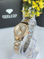 PREMIER TWO-TONE COPPER WHITE DIAL WATCH