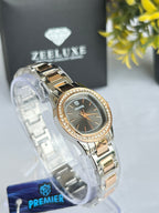 PREMIER TWO-TONE COPPER BLACK DIAL WATCH