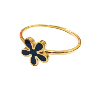 18K-GOLD PLATED SMALL FLOWER RING