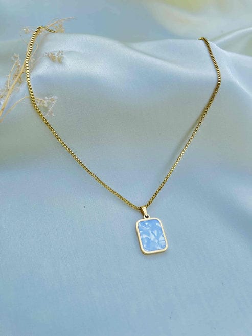 18K-GOLD PLATED DOUBLE SIDED PENDENT