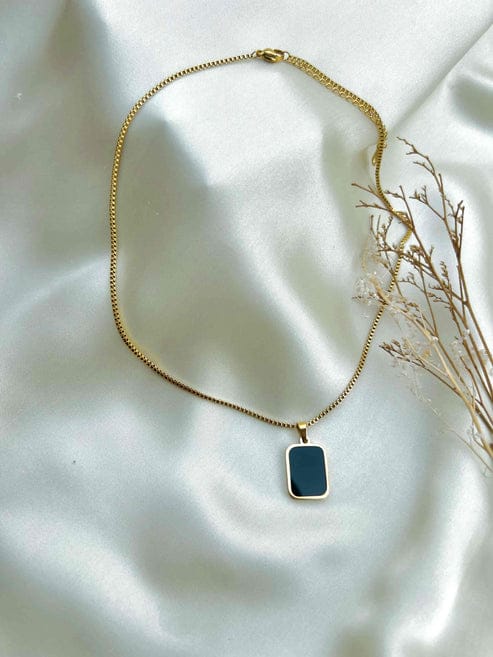 18K-GOLD PLATED DOUBLE SIDED PENDENT