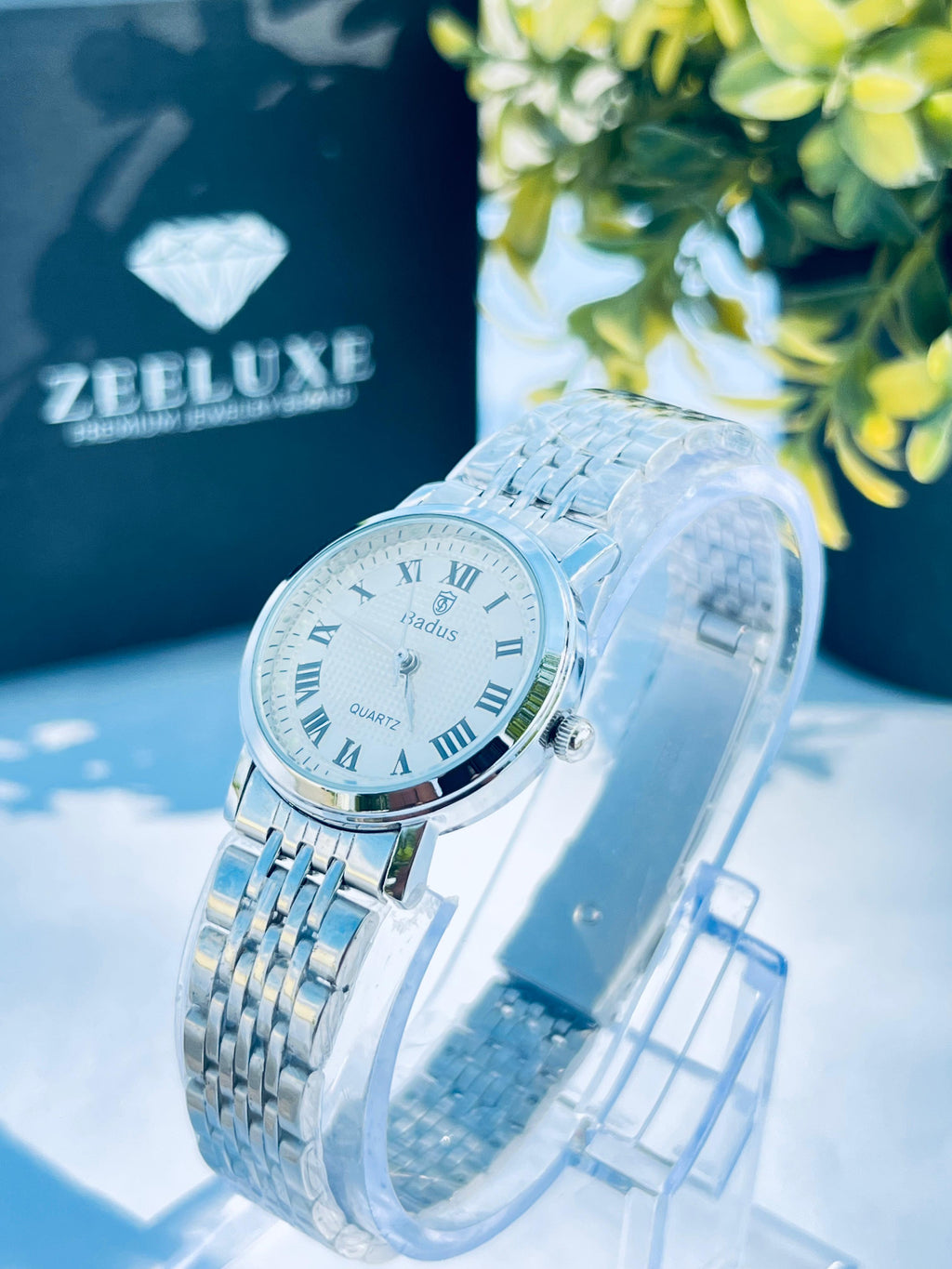 BADUS ROMAN WHITE DIAL WATCH