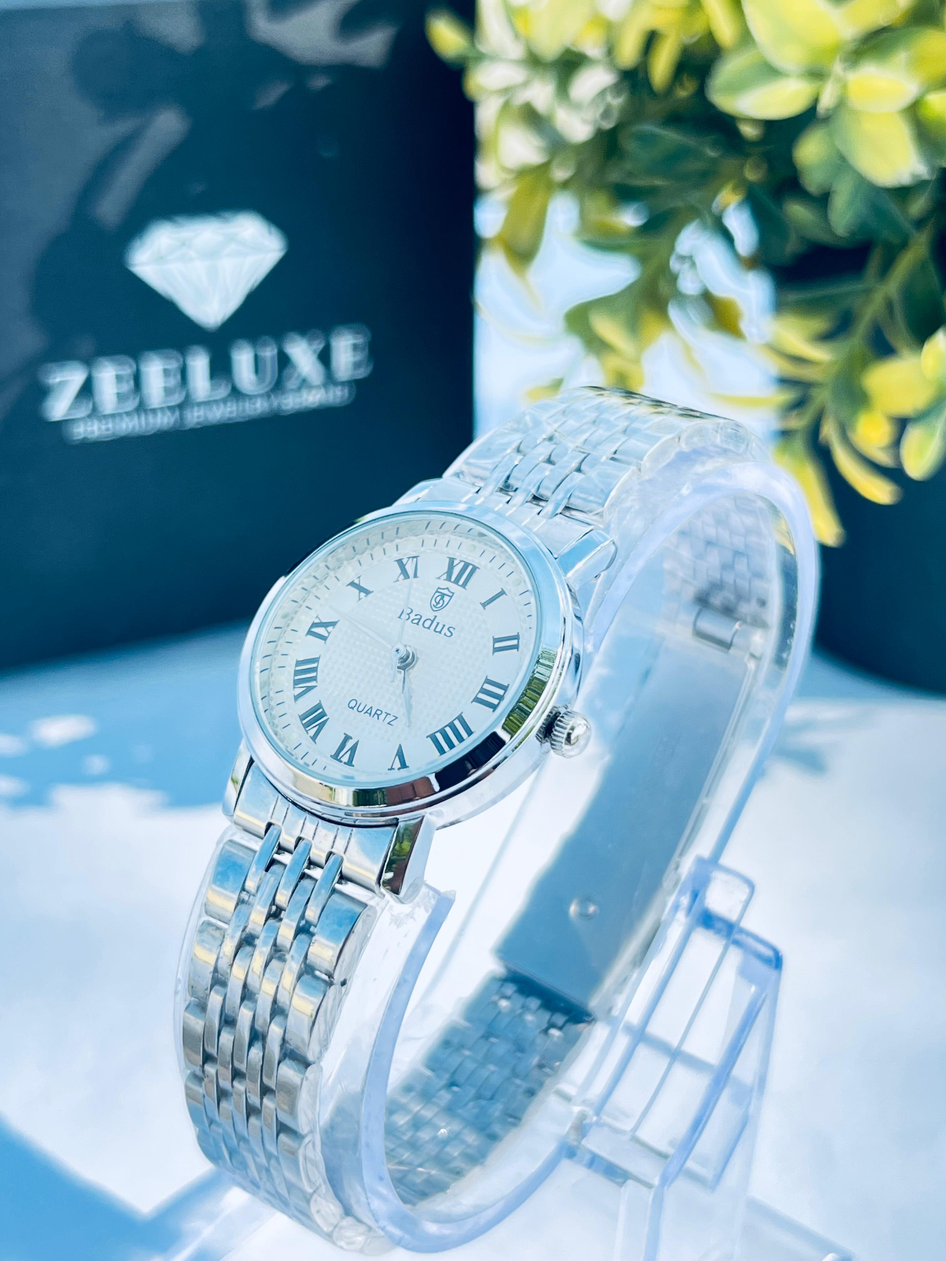 BADUS ROMAN WHITE DIAL WATCH