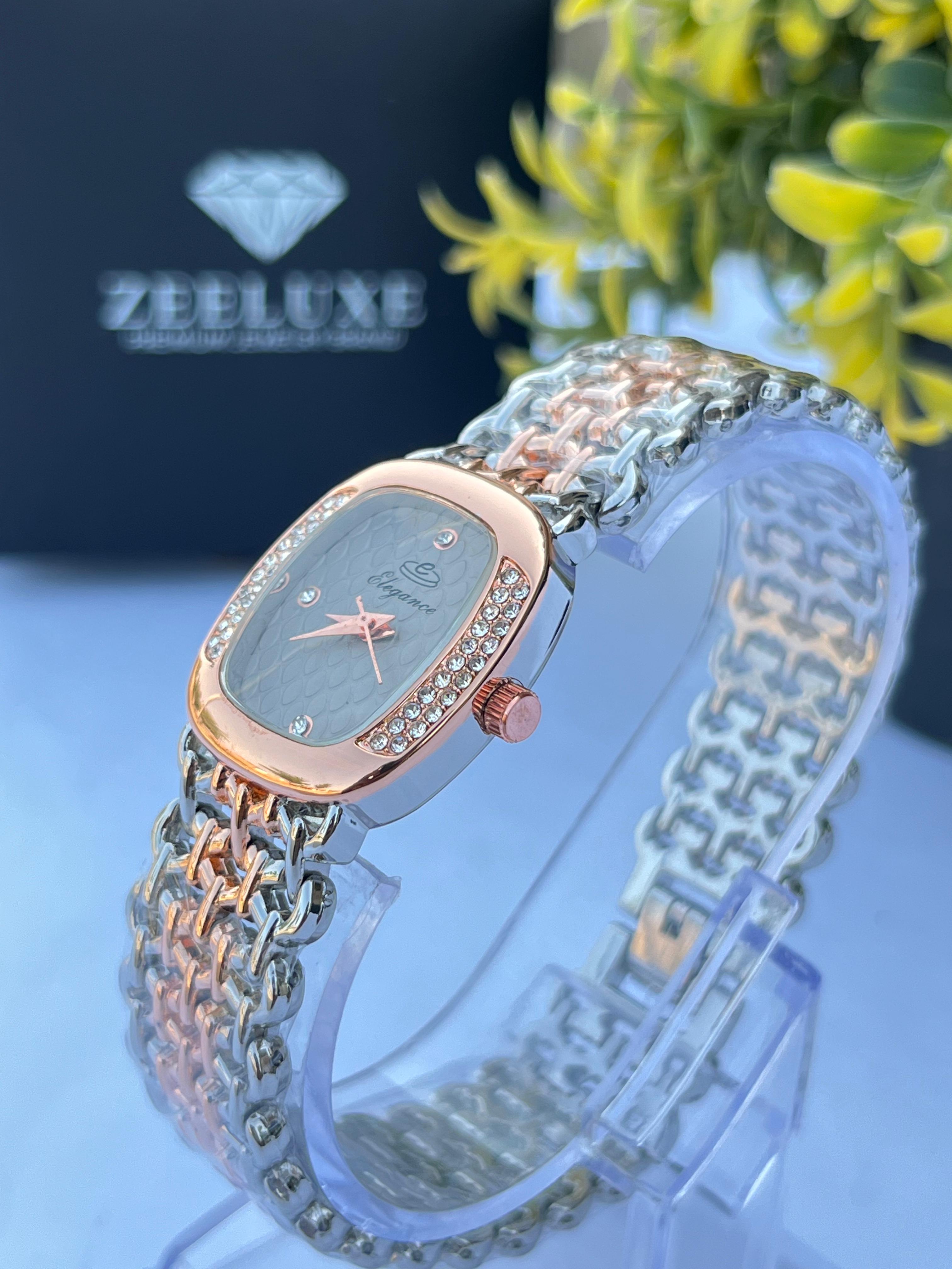 ELEGANCE COPPER GREY DIAL WATCH