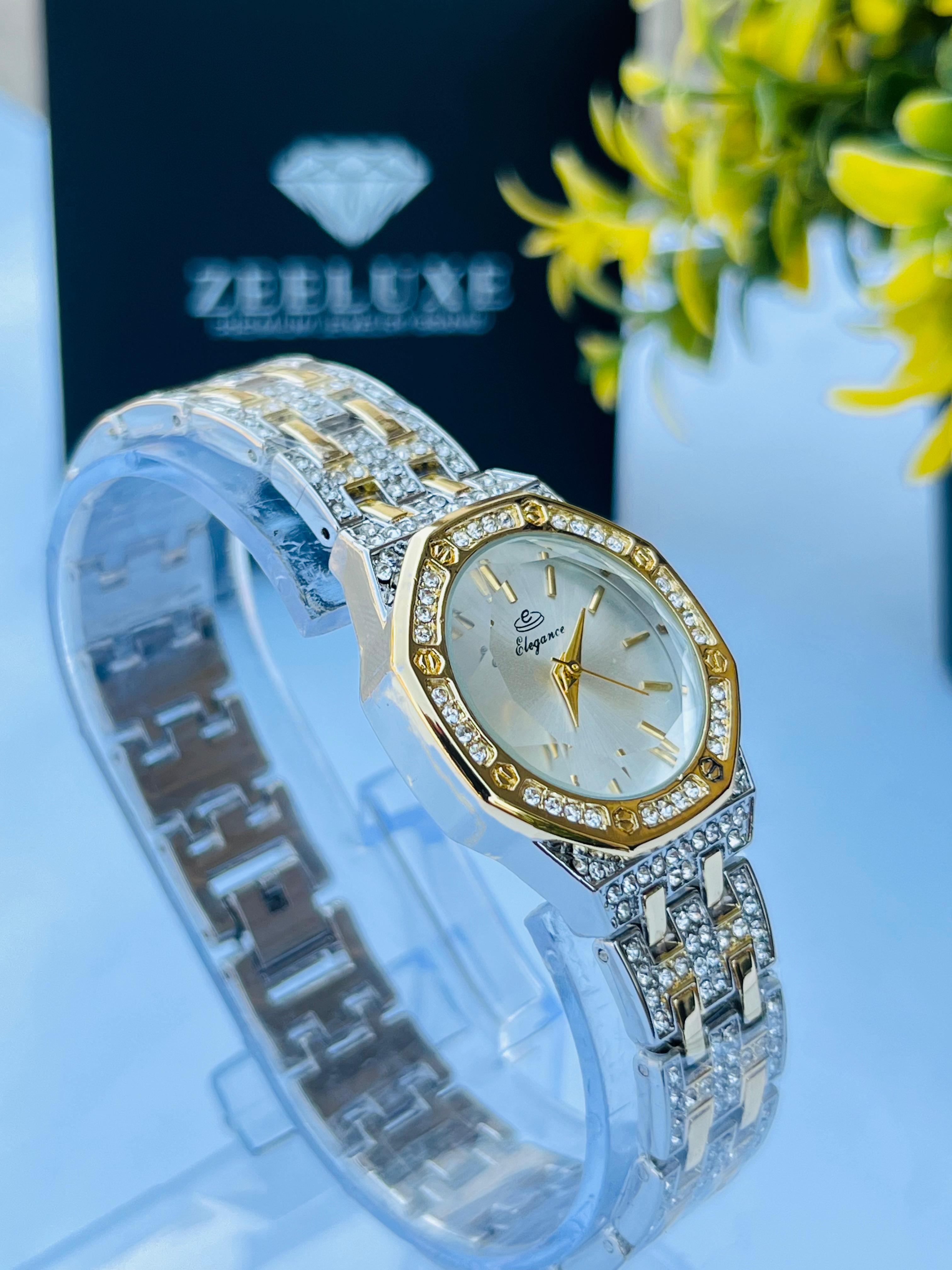 ELEGANCE ROUND WHITE DIAL WATCH