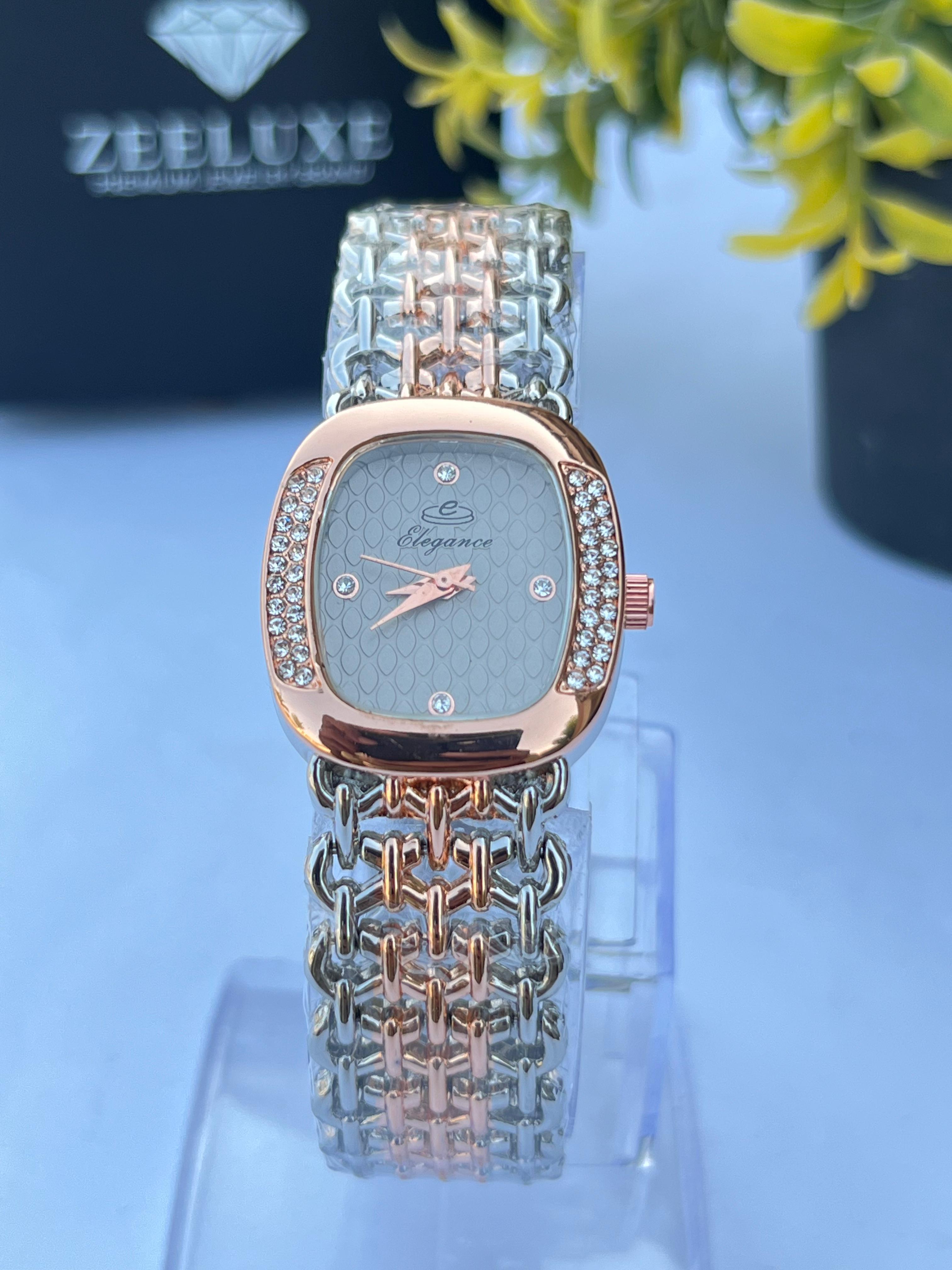 ELEGANCE COPPER GREY DIAL WATCH
