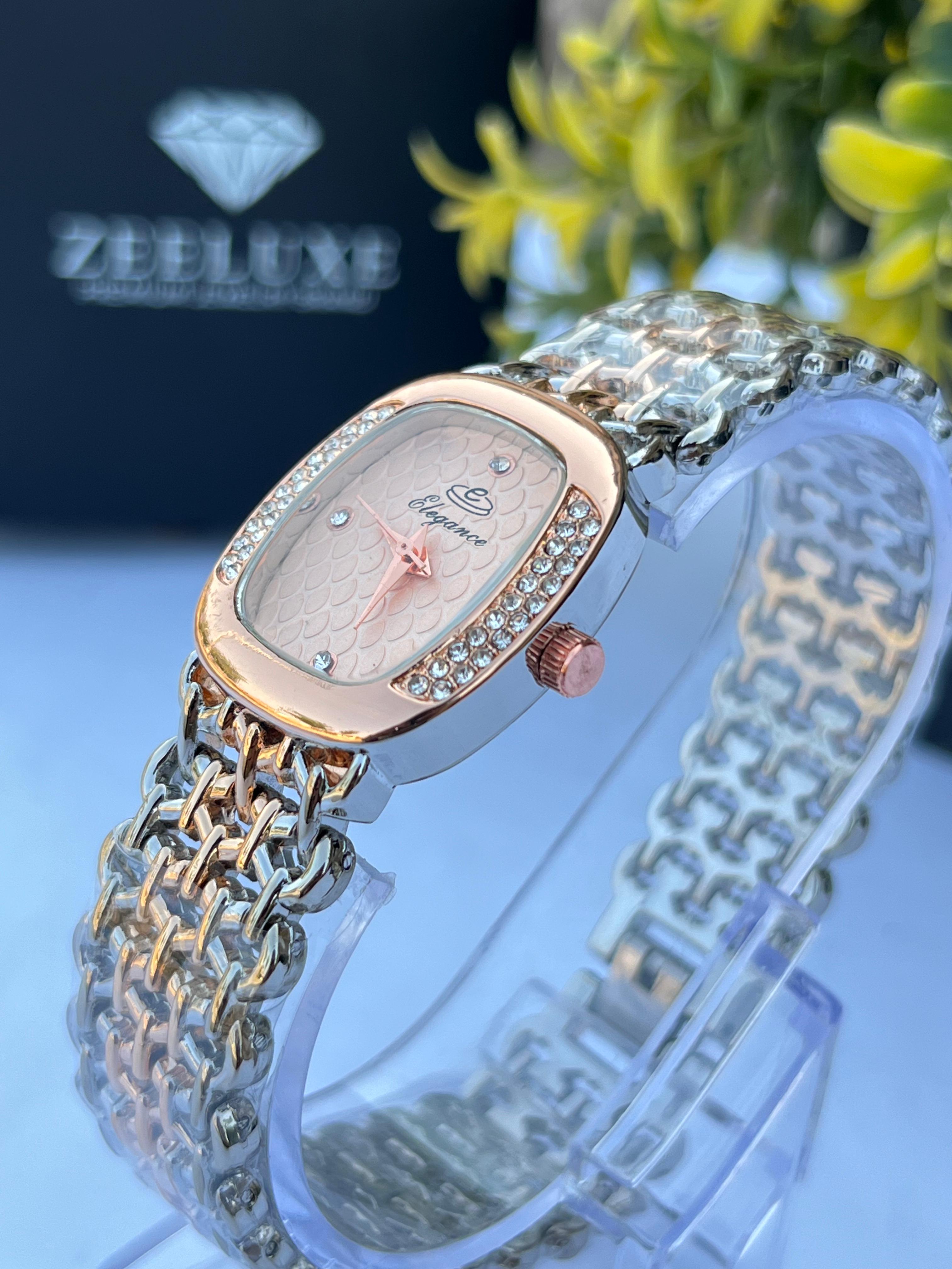 ELEGANCE COPPER PINK DIAL WATCH