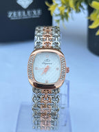 ELEGANCE COPPER WHITE DIAL WATCH
