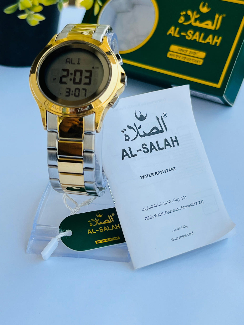 AL-SALAH ORIGINAL WATCH PURE STAINLESS STEEL