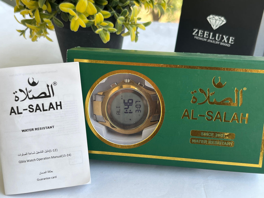 AL-SALAH ORIGINAL WATCH PURE STAINLESS STEEL