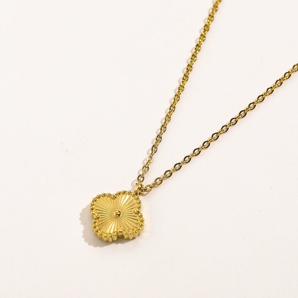 18K-GOLD PLATED CLOVER PENDENT