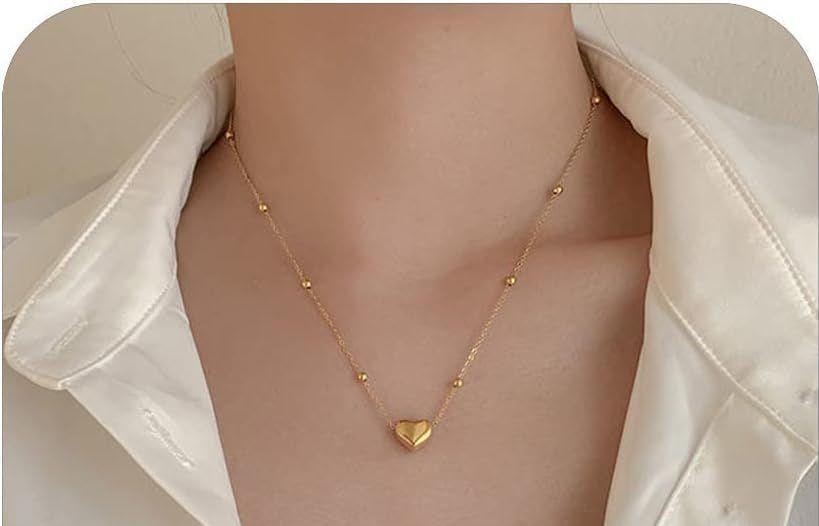 18K-GOLD PLATED MINI HEART PENDENT
