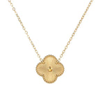 18K-GOLD PLATED CLOVER PENDENT