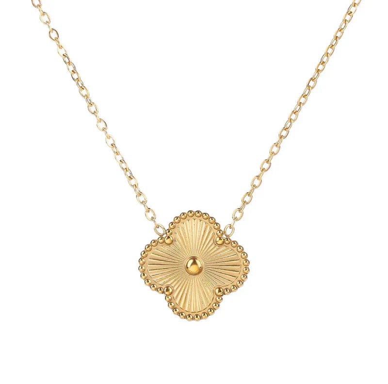 18K-GOLD PLATED CLOVER PENDENT