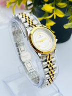 ORIGINAL DIAMOND TWO-TONE WHITE DIAL WATCH