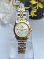 ORIGINAL DIAMOND TWO-TONE WHITE DIAL WATCH